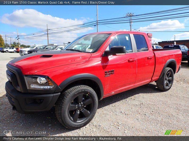 Front 3/4 View of 2019 1500 Classic Warlock Quad Cab 4x4