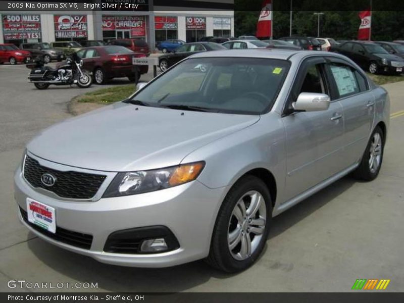 Bright Silver / Gray 2009 Kia Optima SX V6