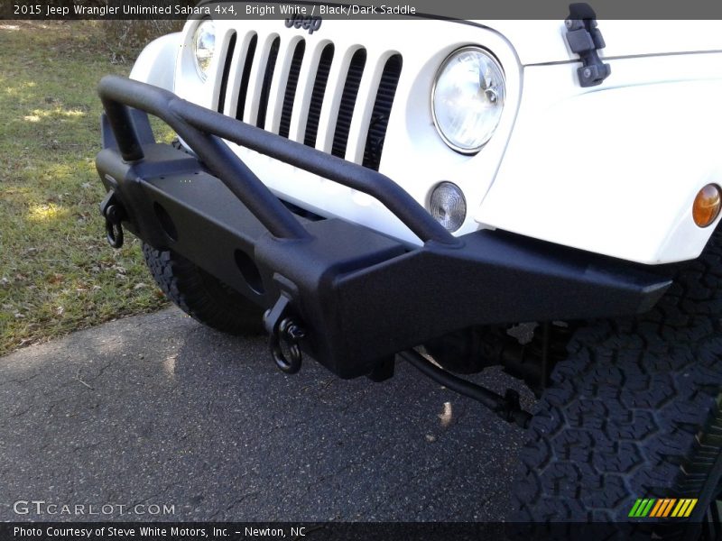Bright White / Black/Dark Saddle 2015 Jeep Wrangler Unlimited Sahara 4x4