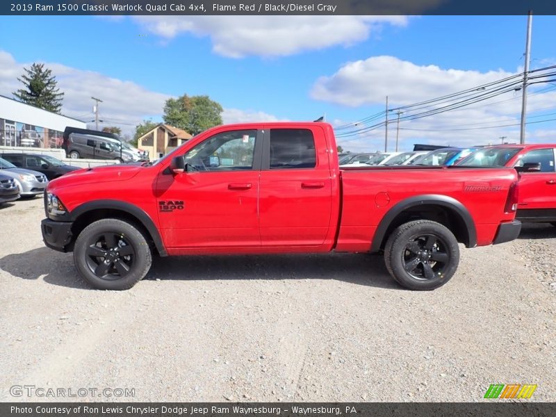  2019 1500 Classic Warlock Quad Cab 4x4 Flame Red