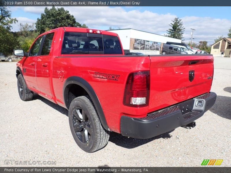 Flame Red / Black/Diesel Gray 2019 Ram 1500 Classic Warlock Quad Cab 4x4