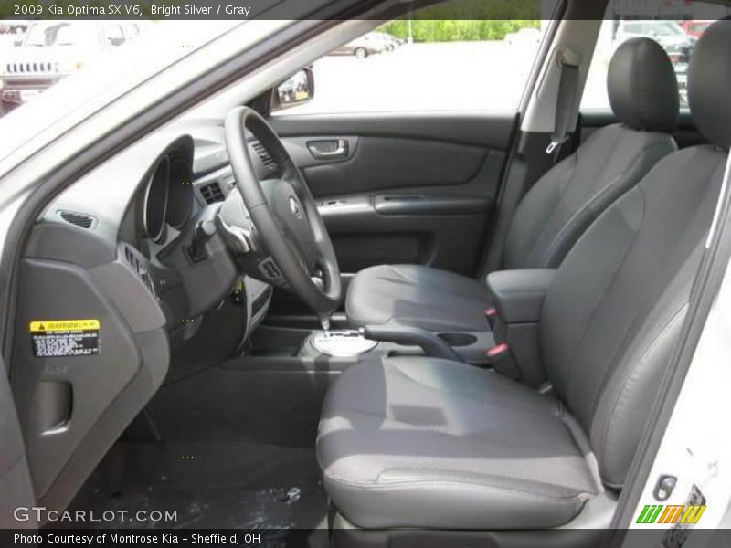 Bright Silver / Gray 2009 Kia Optima SX V6