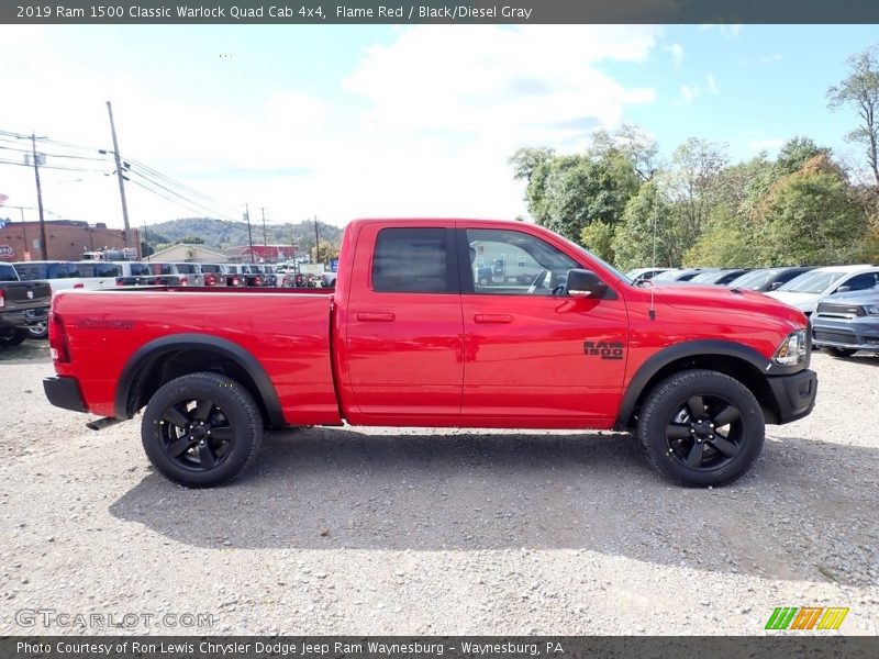 Flame Red / Black/Diesel Gray 2019 Ram 1500 Classic Warlock Quad Cab 4x4