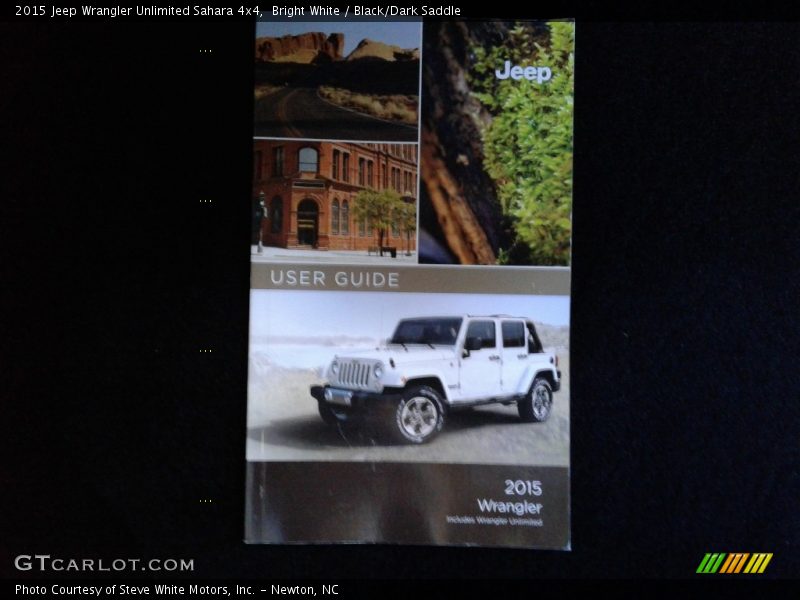 Bright White / Black/Dark Saddle 2015 Jeep Wrangler Unlimited Sahara 4x4