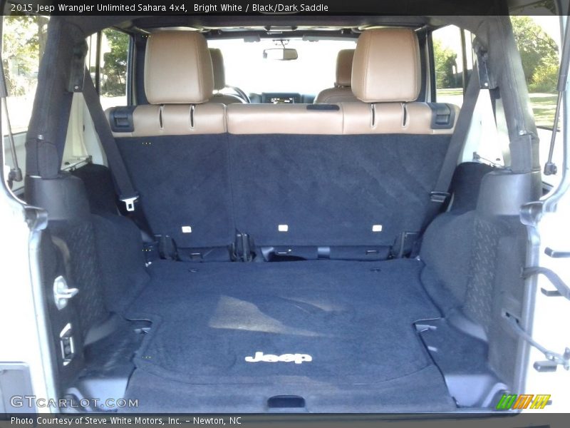 Bright White / Black/Dark Saddle 2015 Jeep Wrangler Unlimited Sahara 4x4