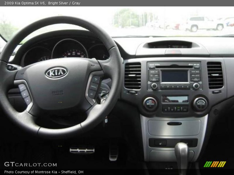 Bright Silver / Gray 2009 Kia Optima SX V6