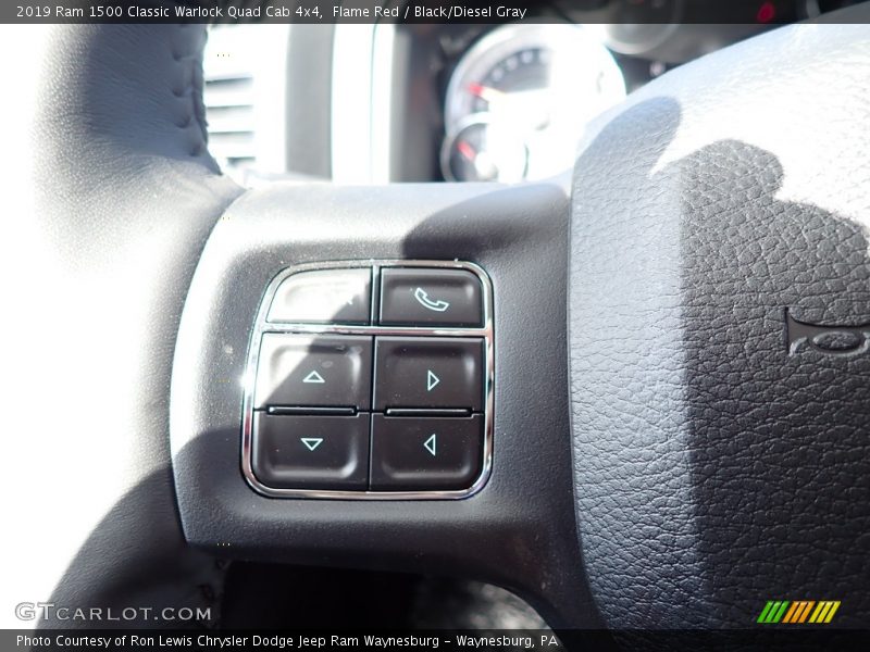  2019 1500 Classic Warlock Quad Cab 4x4 Steering Wheel