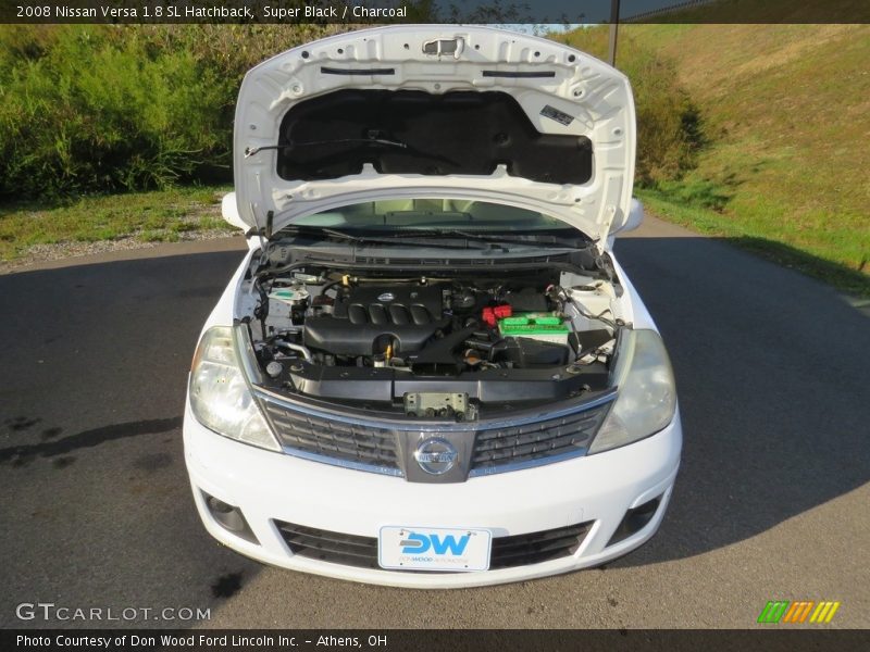 Super Black / Charcoal 2008 Nissan Versa 1.8 SL Hatchback