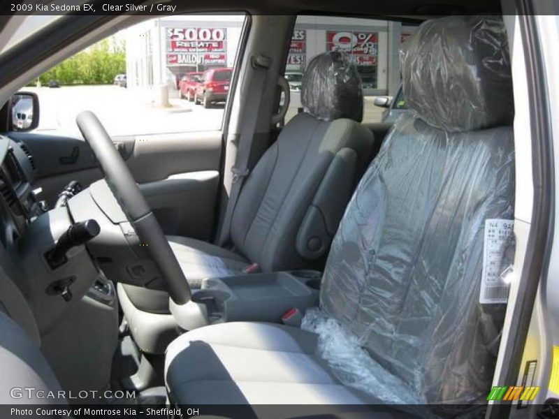 Clear Silver / Gray 2009 Kia Sedona EX