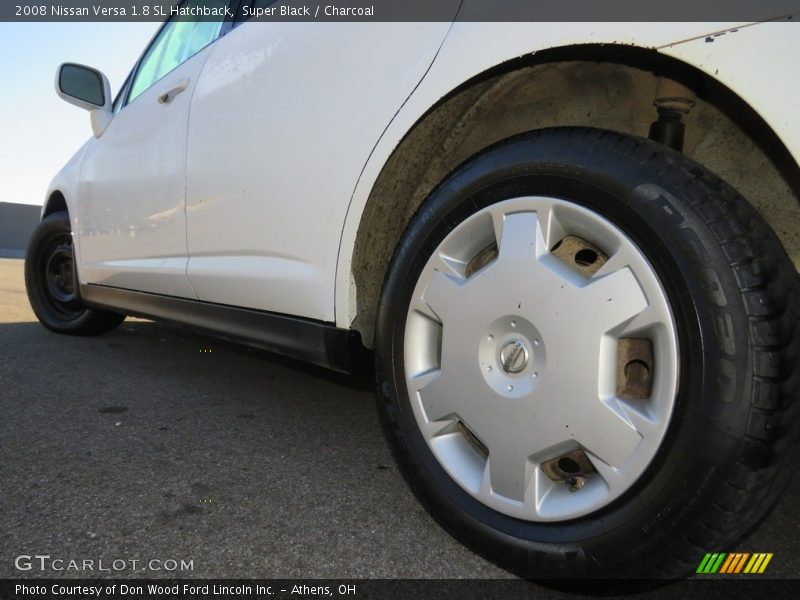 Super Black / Charcoal 2008 Nissan Versa 1.8 SL Hatchback