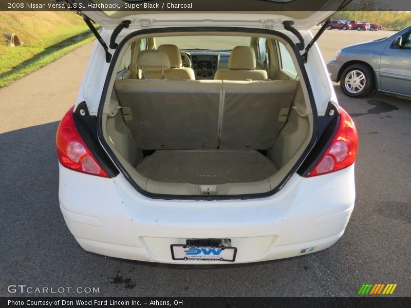 Super Black / Charcoal 2008 Nissan Versa 1.8 SL Hatchback