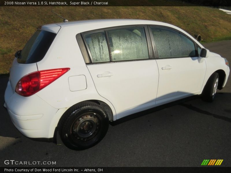 Super Black / Charcoal 2008 Nissan Versa 1.8 SL Hatchback