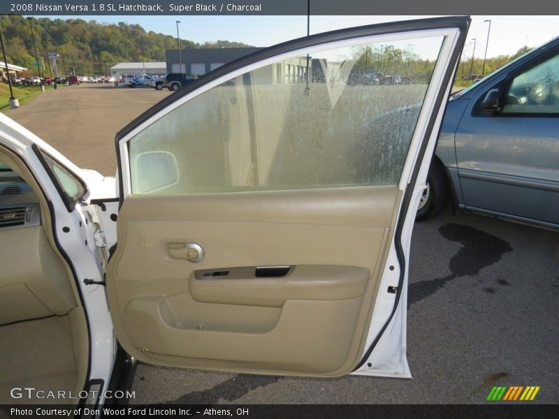 Super Black / Charcoal 2008 Nissan Versa 1.8 SL Hatchback