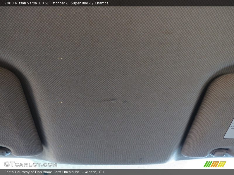 Super Black / Charcoal 2008 Nissan Versa 1.8 SL Hatchback