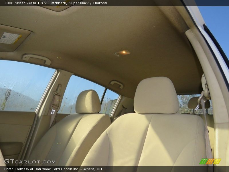 Super Black / Charcoal 2008 Nissan Versa 1.8 SL Hatchback