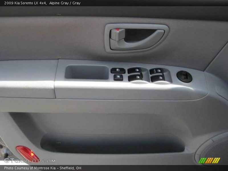 Alpine Gray / Gray 2009 Kia Sorento LX 4x4