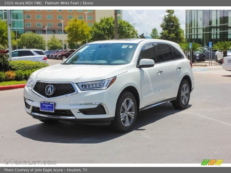 Platinum White Pearl / Ebony 2020 Acura MDX FWD