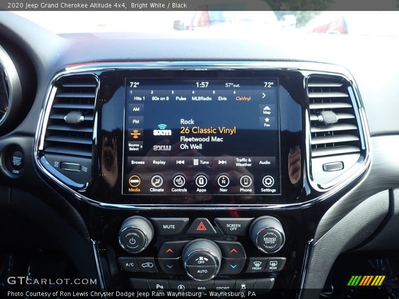 Bright White / Black 2020 Jeep Grand Cherokee Altitude 4x4