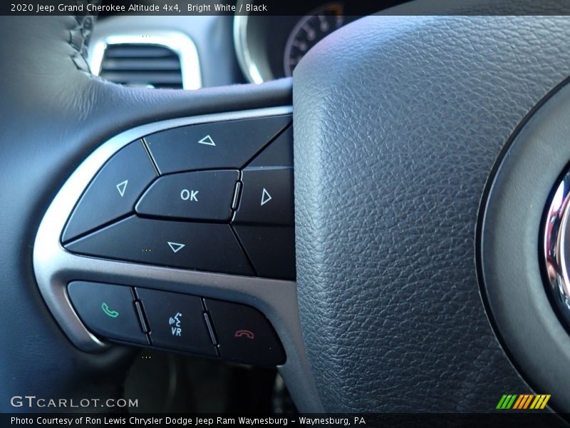 Bright White / Black 2020 Jeep Grand Cherokee Altitude 4x4