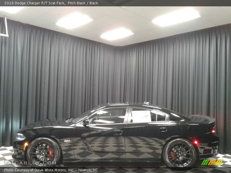 Pitch Black / Black 2019 Dodge Charger R/T Scat Pack