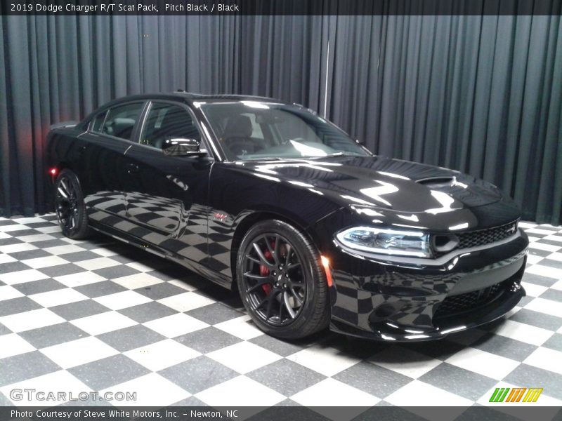 Pitch Black / Black 2019 Dodge Charger R/T Scat Pack