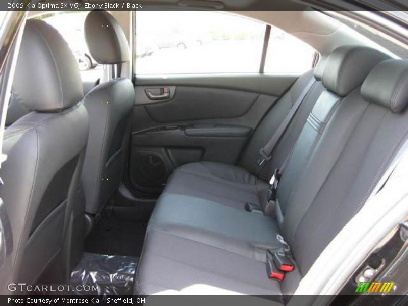 Ebony Black / Black 2009 Kia Optima SX V6