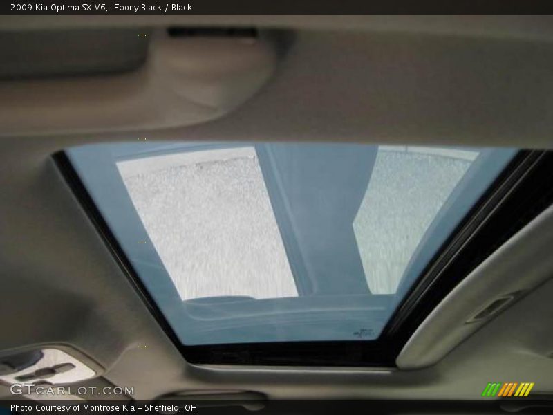 Ebony Black / Black 2009 Kia Optima SX V6