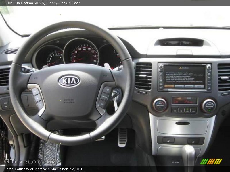 Ebony Black / Black 2009 Kia Optima SX V6