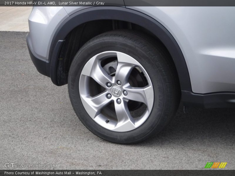 Lunar Silver Metallic / Gray 2017 Honda HR-V EX-L AWD