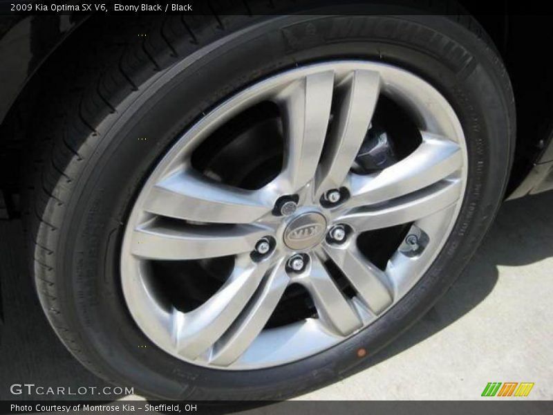Ebony Black / Black 2009 Kia Optima SX V6