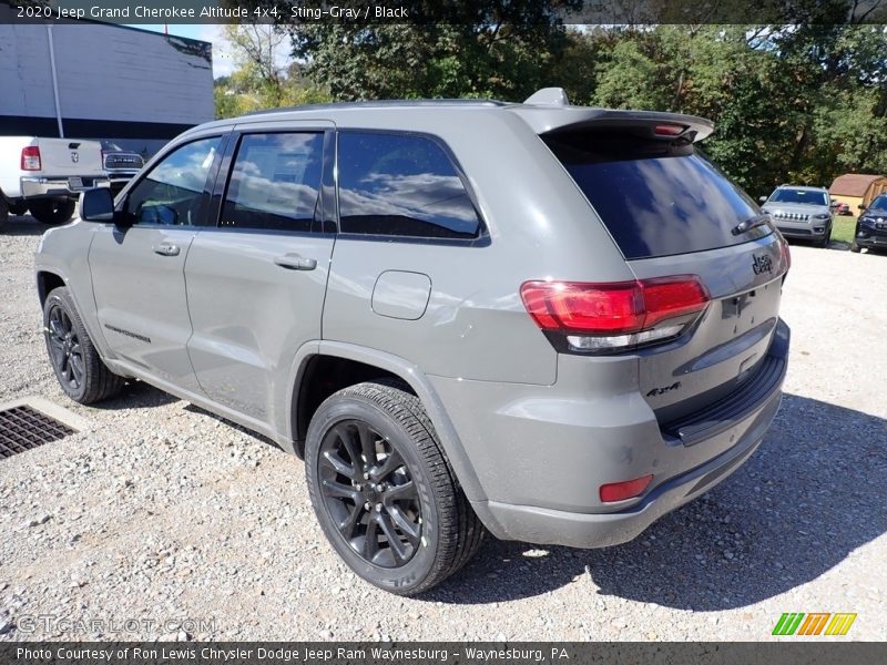 Sting-Gray / Black 2020 Jeep Grand Cherokee Altitude 4x4