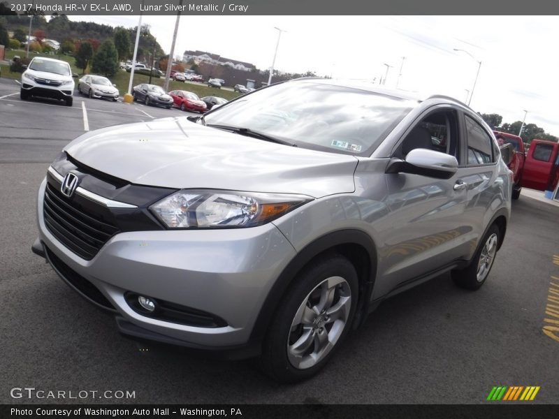 Lunar Silver Metallic / Gray 2017 Honda HR-V EX-L AWD