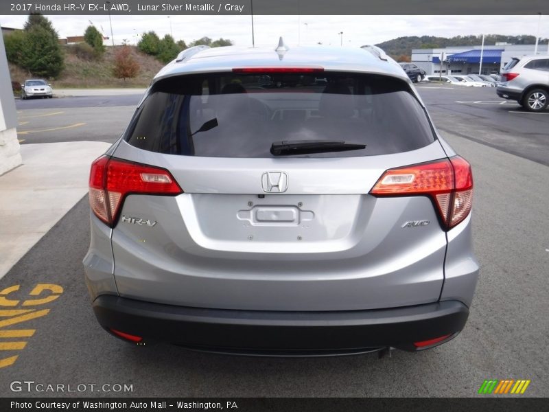 Lunar Silver Metallic / Gray 2017 Honda HR-V EX-L AWD