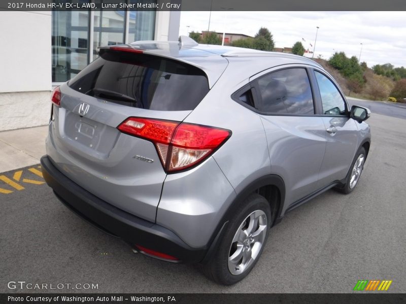 Lunar Silver Metallic / Gray 2017 Honda HR-V EX-L AWD