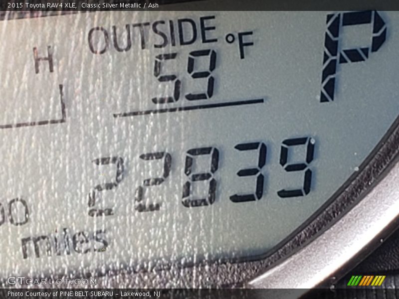 Classic Silver Metallic / Ash 2015 Toyota RAV4 XLE