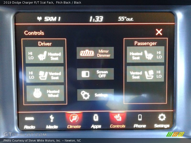 Pitch Black / Black 2019 Dodge Charger R/T Scat Pack