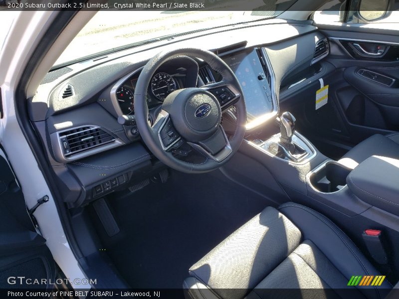 Crystal White Pearl / Slate Black 2020 Subaru Outback 2.5i Limited