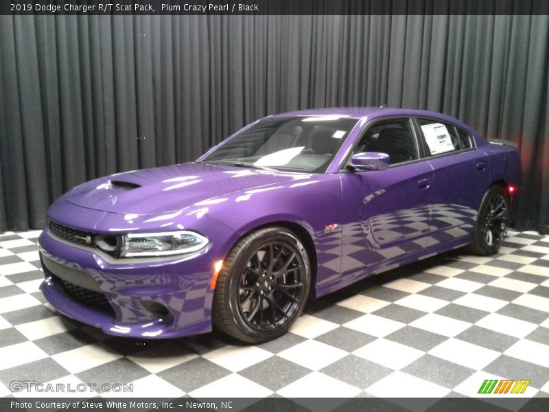 Plum Crazy Pearl / Black 2019 Dodge Charger R/T Scat Pack