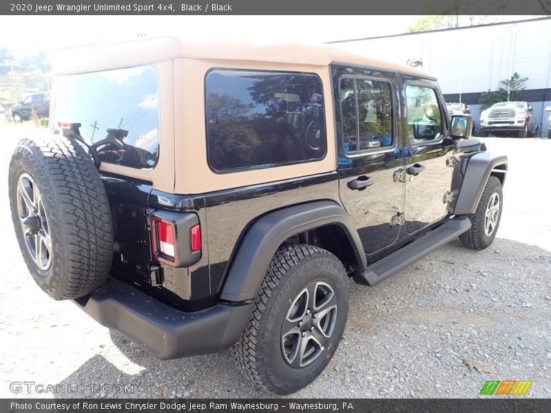 Black / Black 2020 Jeep Wrangler Unlimited Sport 4x4