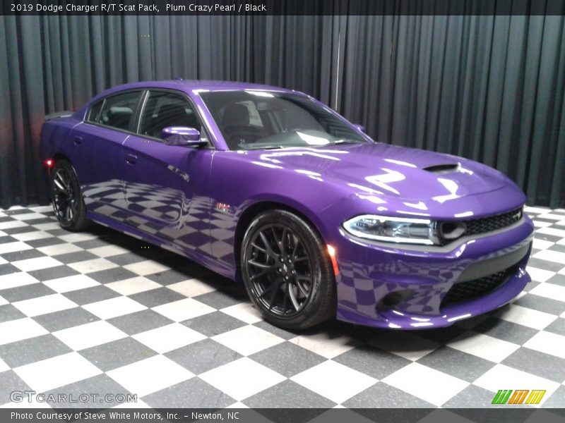 Plum Crazy Pearl / Black 2019 Dodge Charger R/T Scat Pack
