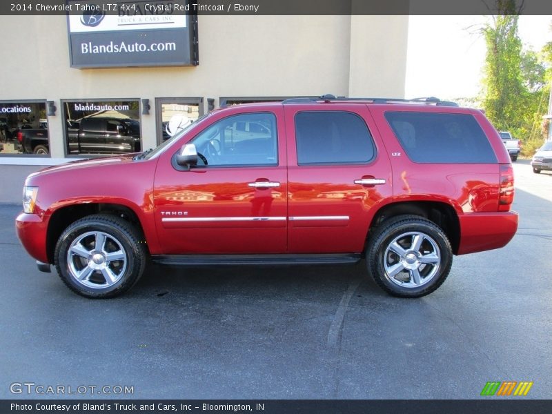 Crystal Red Tintcoat / Ebony 2014 Chevrolet Tahoe LTZ 4x4