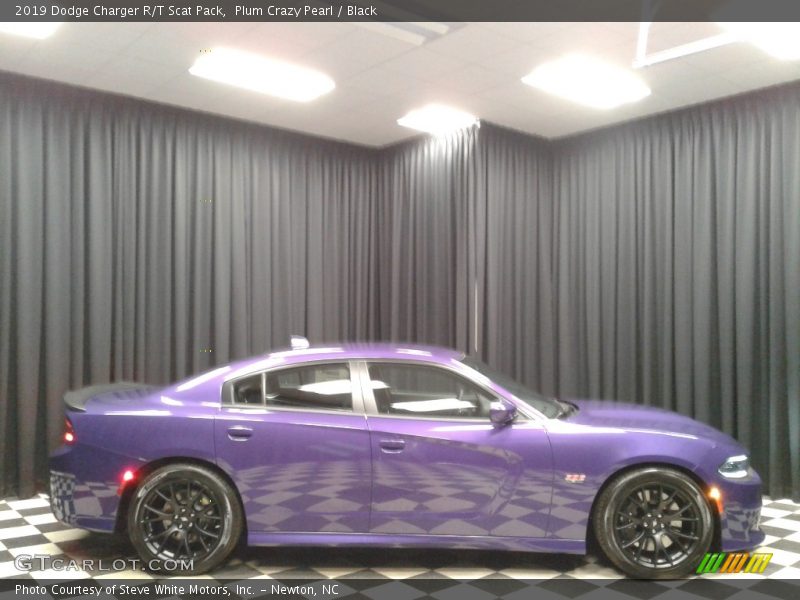 Plum Crazy Pearl / Black 2019 Dodge Charger R/T Scat Pack