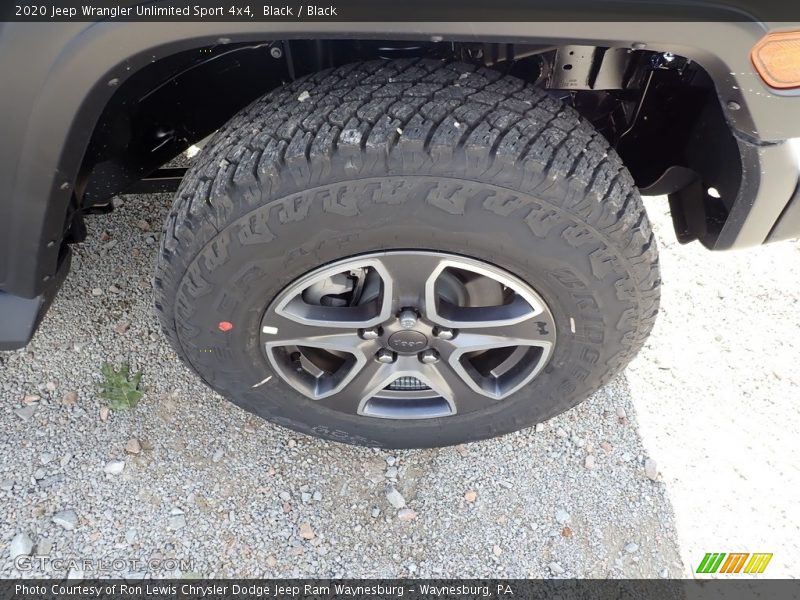 Black / Black 2020 Jeep Wrangler Unlimited Sport 4x4