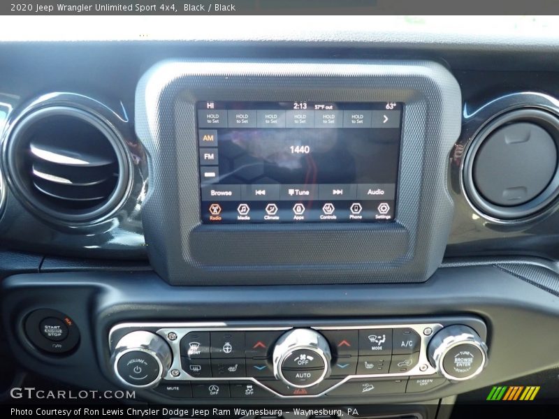 Black / Black 2020 Jeep Wrangler Unlimited Sport 4x4