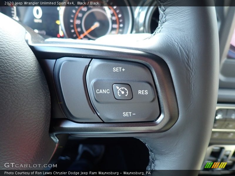Black / Black 2020 Jeep Wrangler Unlimited Sport 4x4