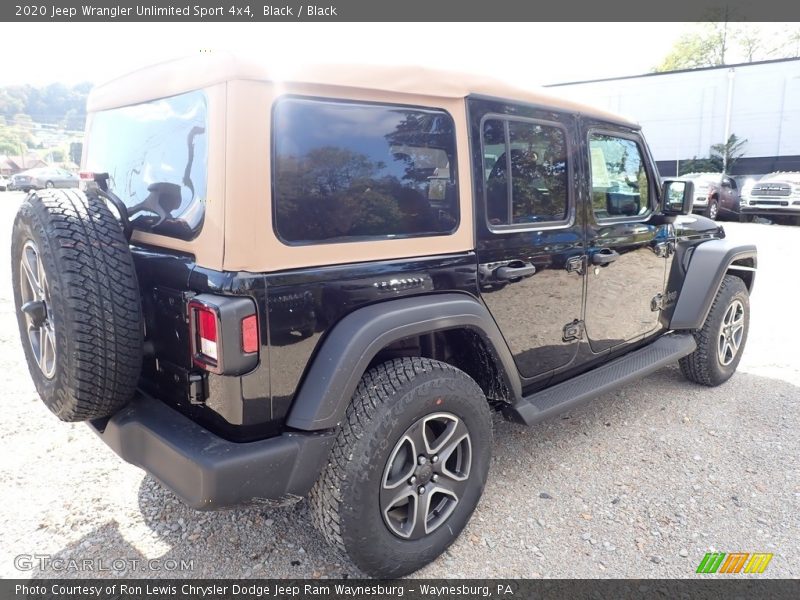 Black / Black 2020 Jeep Wrangler Unlimited Sport 4x4