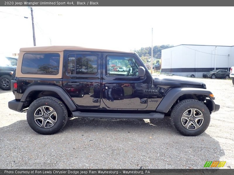 Black / Black 2020 Jeep Wrangler Unlimited Sport 4x4