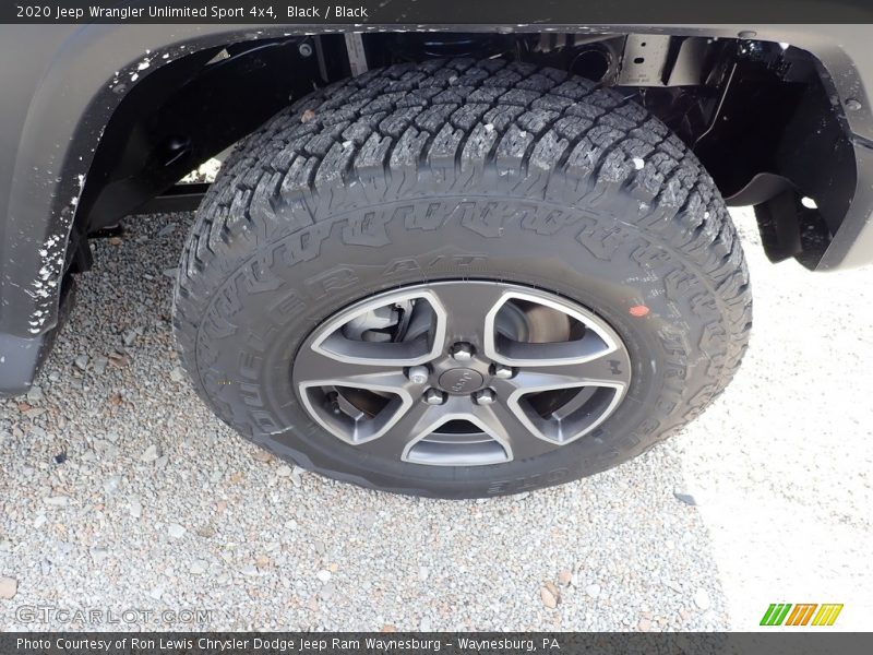 Black / Black 2020 Jeep Wrangler Unlimited Sport 4x4