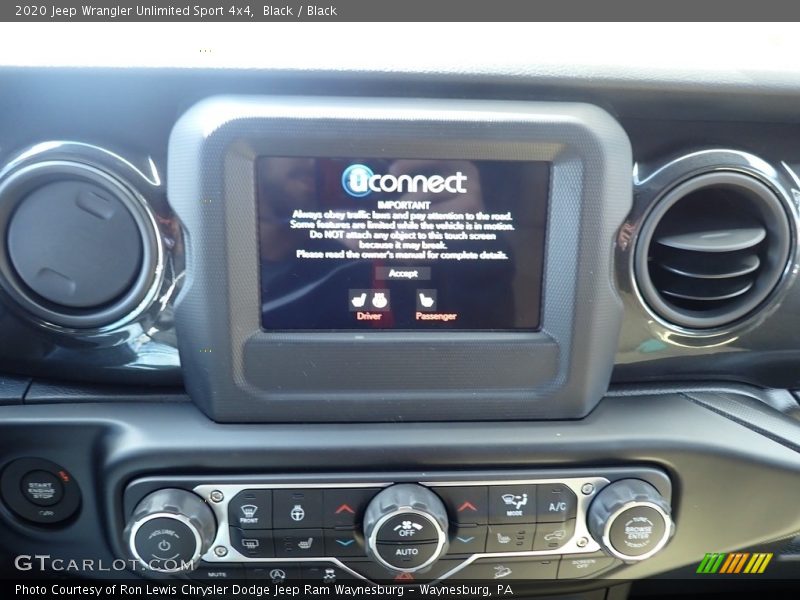 Black / Black 2020 Jeep Wrangler Unlimited Sport 4x4