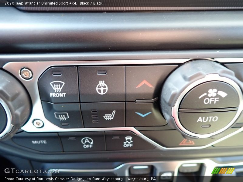 Black / Black 2020 Jeep Wrangler Unlimited Sport 4x4